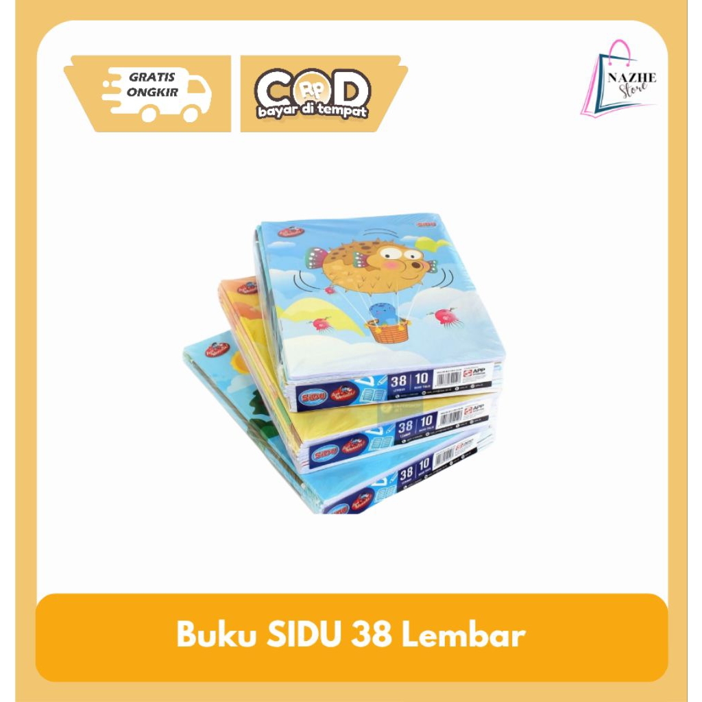 

BUKU TULIS SIDU 38 LEMBAR PERLENGKAPAN SEKOLAH ANAK