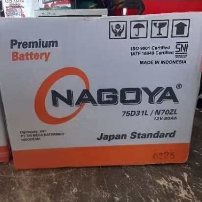 Aki Mobil Merk Nagoya Type N70ZL ( 80Ah) Pajero Fortuner