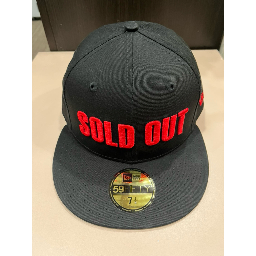Topi New Era Justfitted JF SOLD OUT Black 7 1/4 New Original Limited