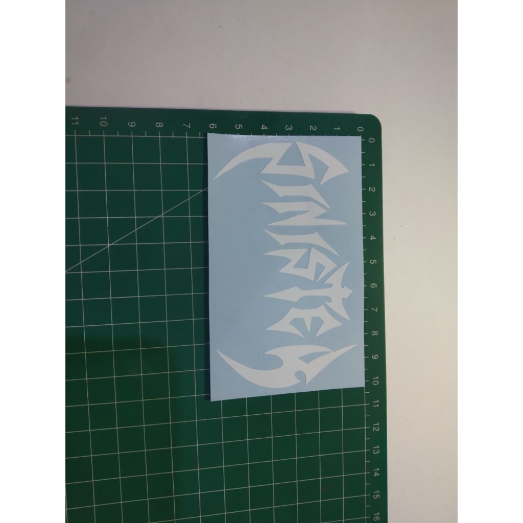 

stiker cutting sinister