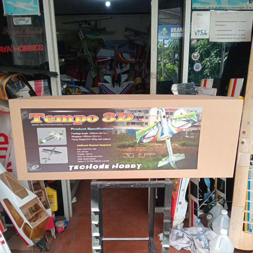 pesawat rc 3D tempo