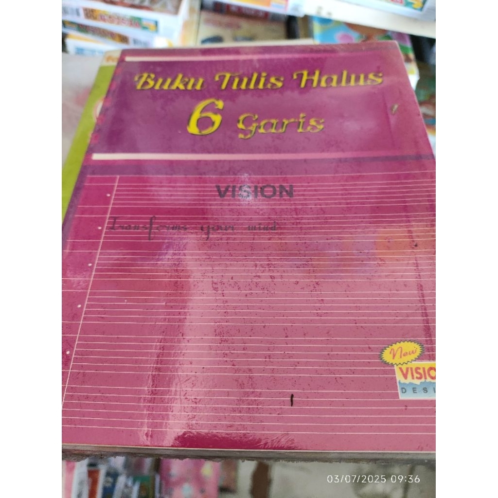 

buku halus garis 6 buku tulis latin buku menulis halus