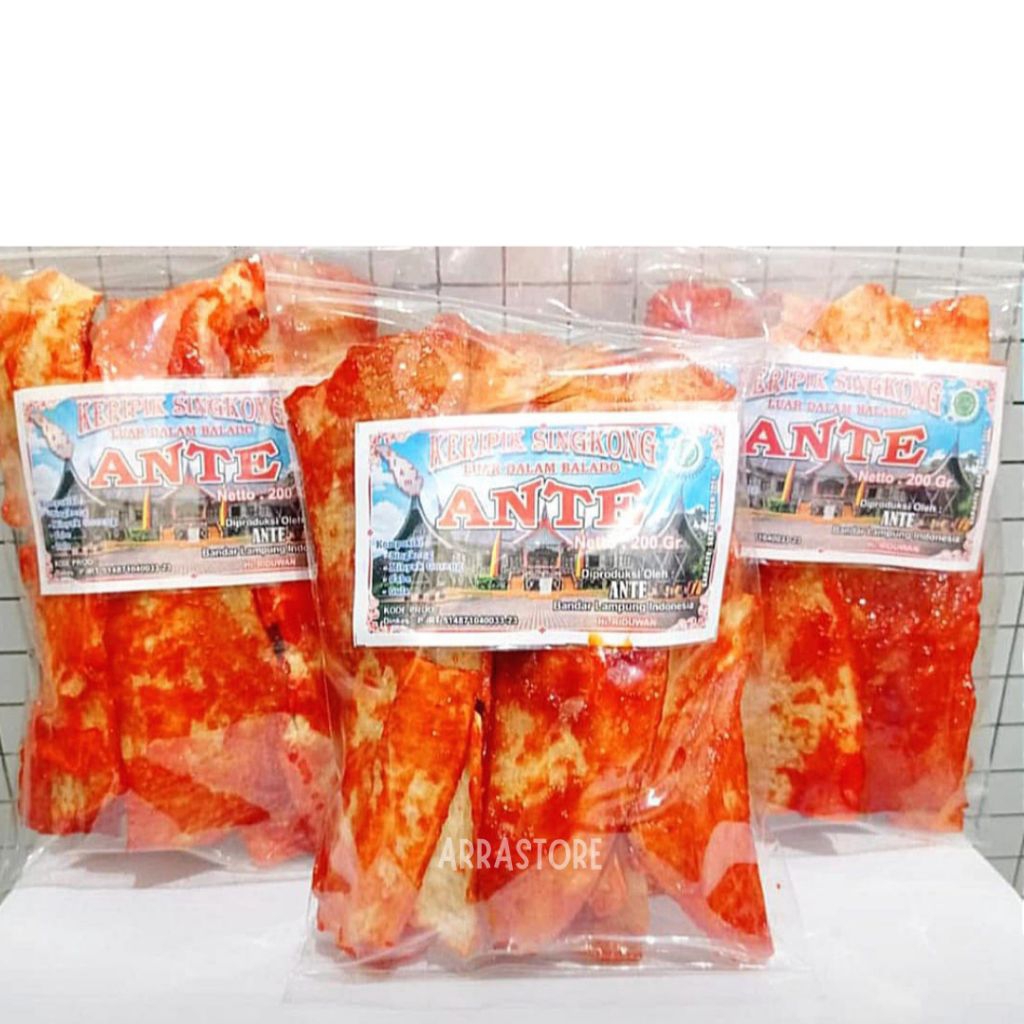 

ANTE Keripik Singkong Sanjay Balado Kripik Asli Ante