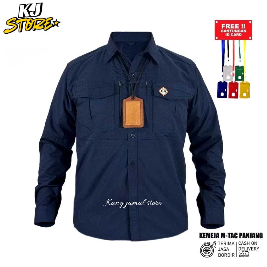Baju Kemeja Tactical M-Tac Lengan Panjang Termurah Best Seller / Atasan Cowok Tangan Panjang