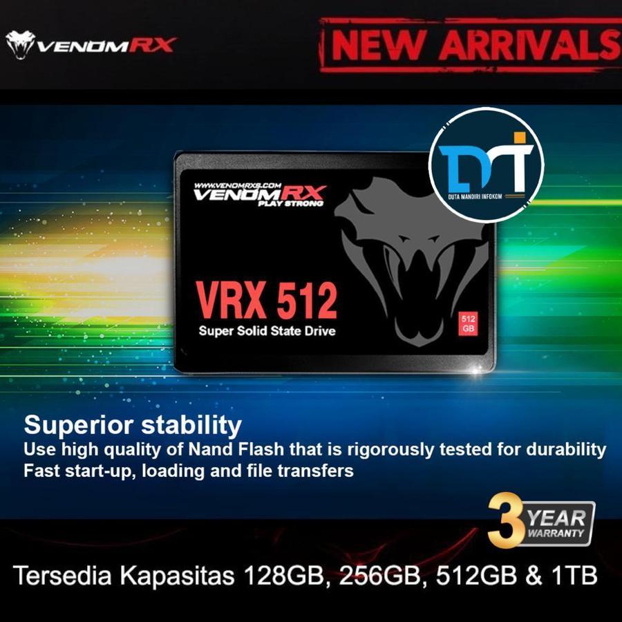 SSD VenomRX VRX 256GB / 512GB / 1TB Venom RX 2.5 SATA III