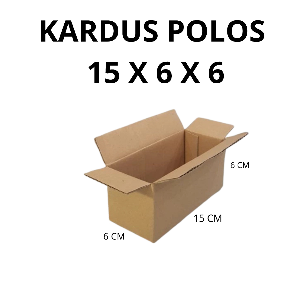 

Kotak Packing Polos 15 X 6 X 6 cm Karton Packing Kardus Polos 15X6X6 cm