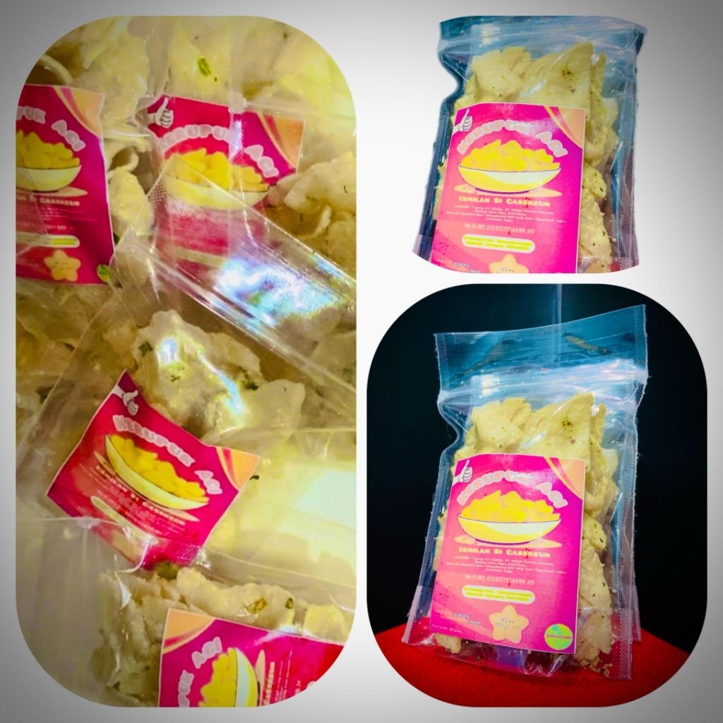 

Cemilan Gurih-Kerupuk Opak Aci Rasa Original Cemilan Mantap