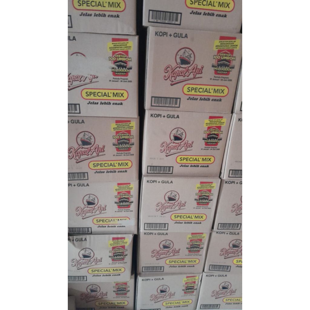 

kapal api special mix 1 dus isi 10x12 renceng