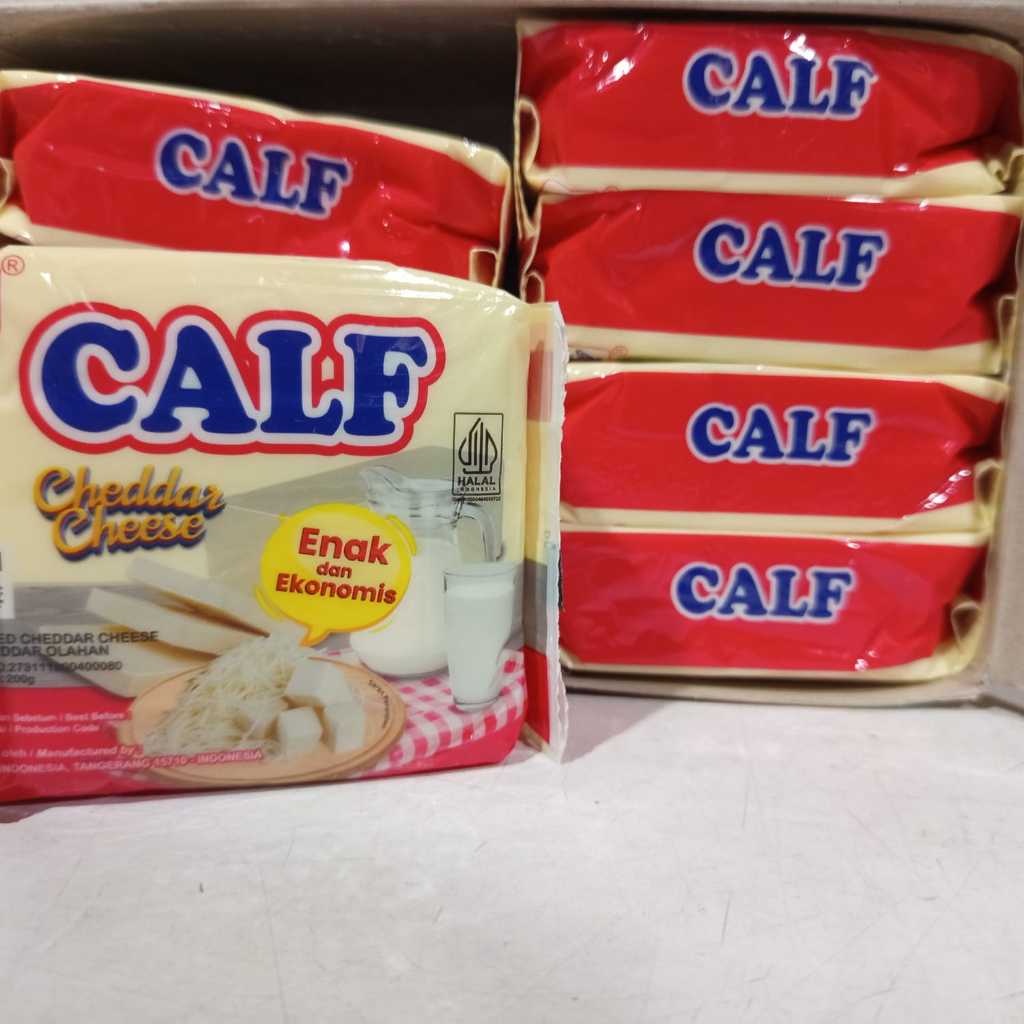 

Keju Calf Cheddar per 200 gram