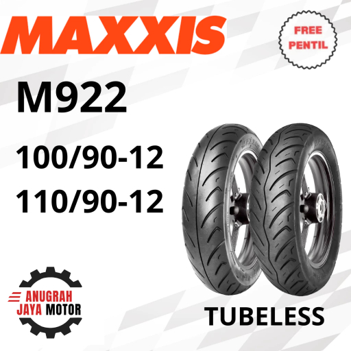 Ban Motor Maxxis Ring 12 100/90-12 110/90-12 Tubeless Ban Motor Ring 12 Tubeless Ban Motor SCOOPY Ri