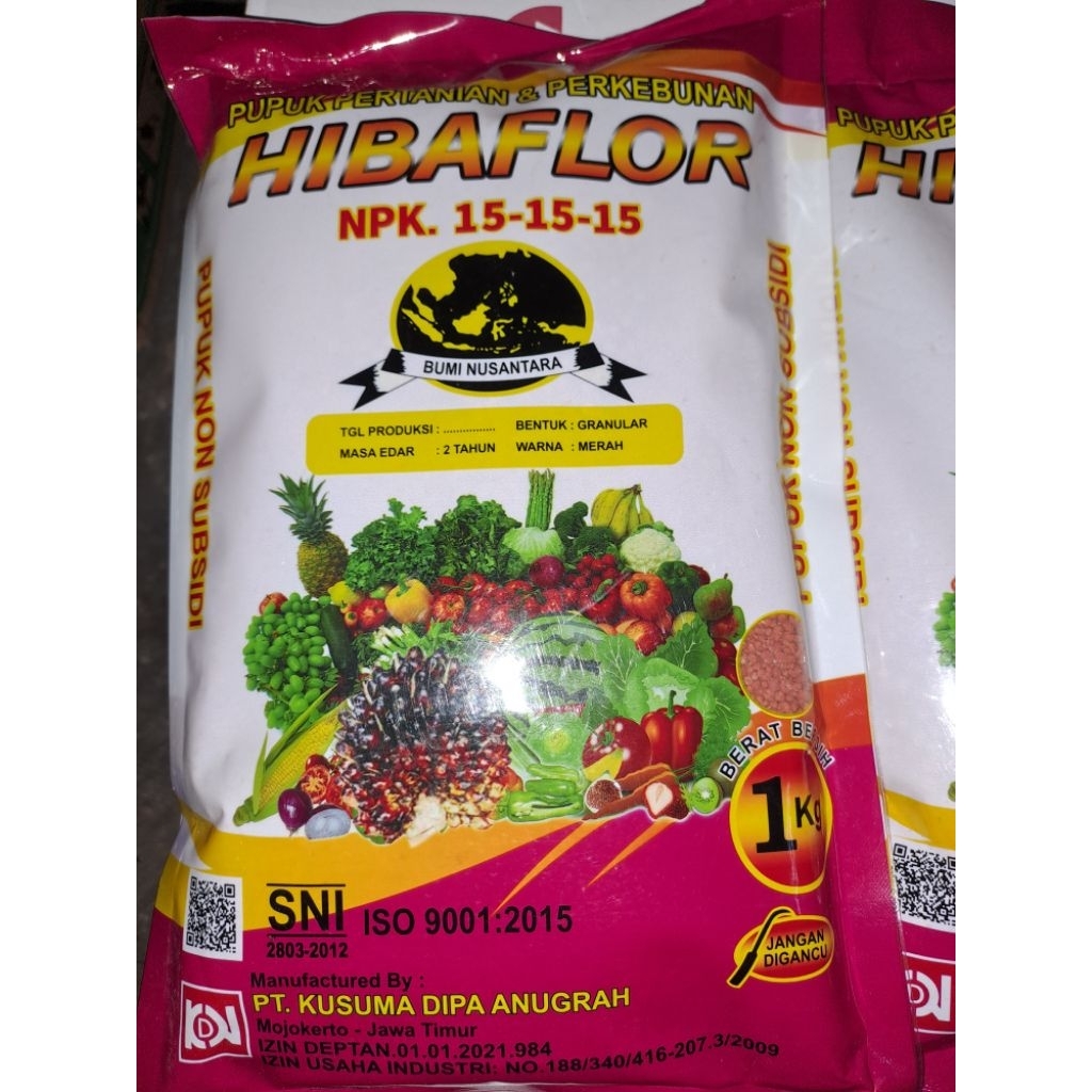 Pupuk NPK 15-15-15 HIBAFLOR