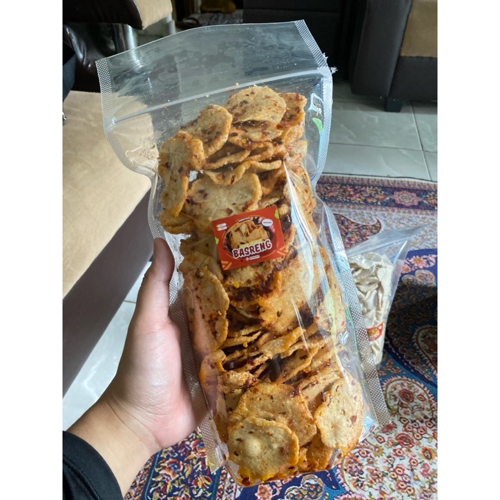 

[PROMO]BASRENG PEDAS DAUN JERUK KEMASAN 250gr