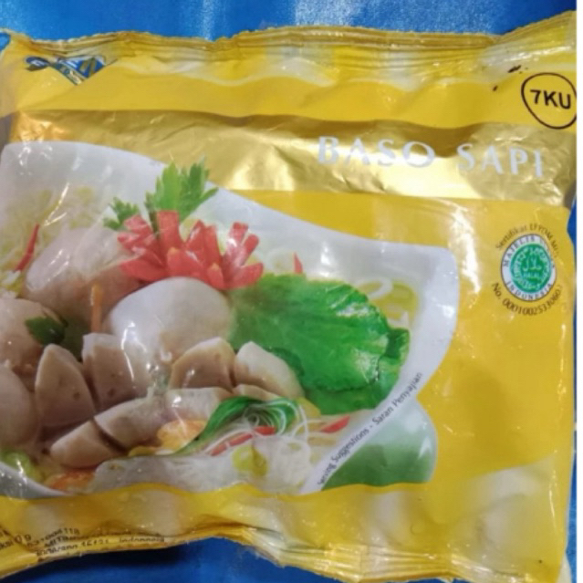 

Bakso daging sapi essem kuning isi 50 Frozen Food Makanan Baso