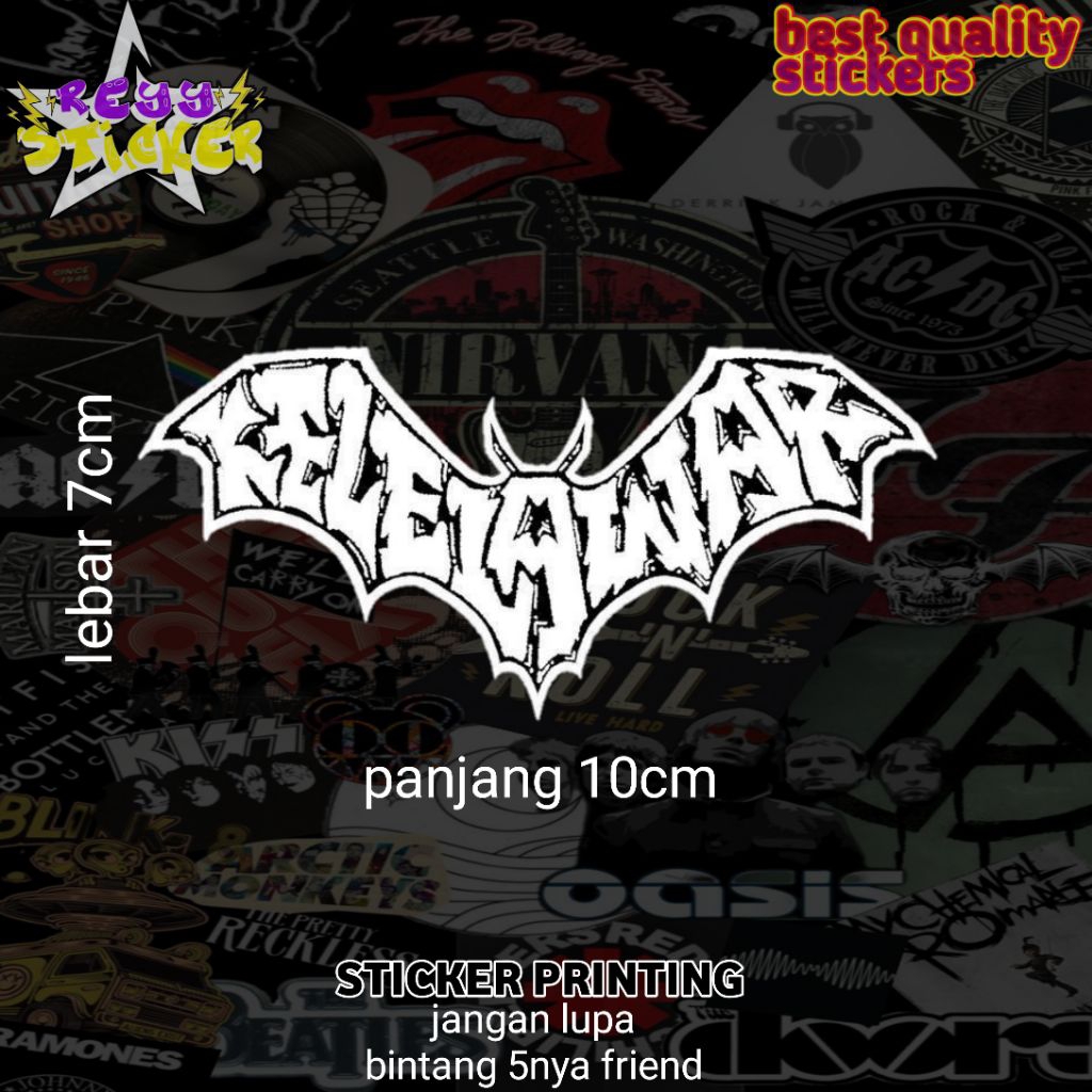 

STICKER PRINTING ANTI AIR KELELAWAR GAMBAR TULISAN