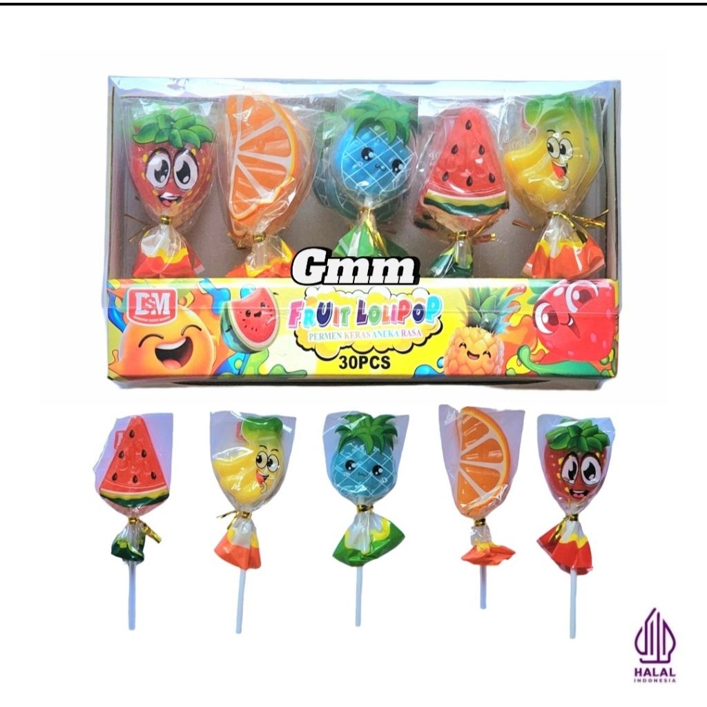 

Fruit lolipop isi 30