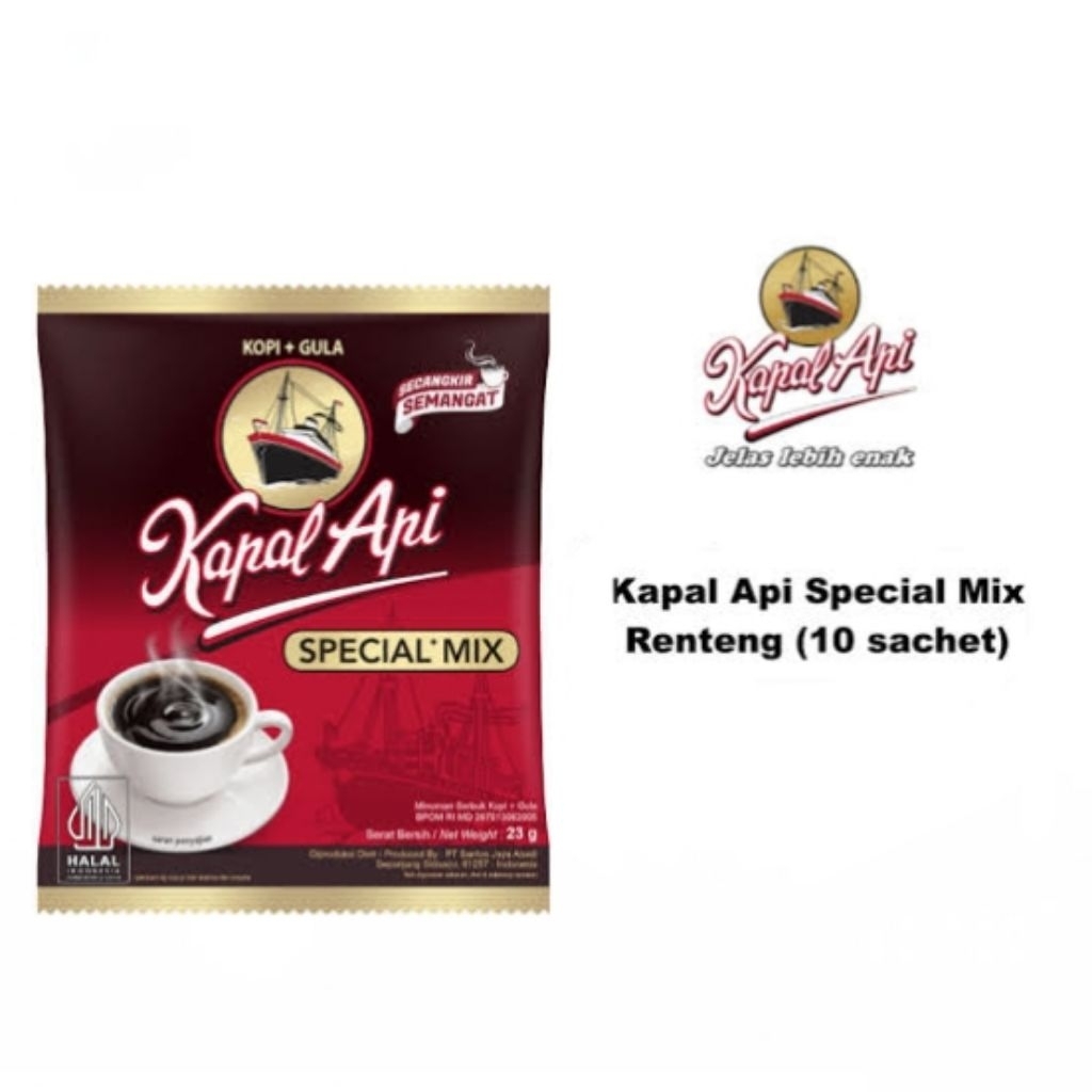 

Kapal api special mix 10 sachet
