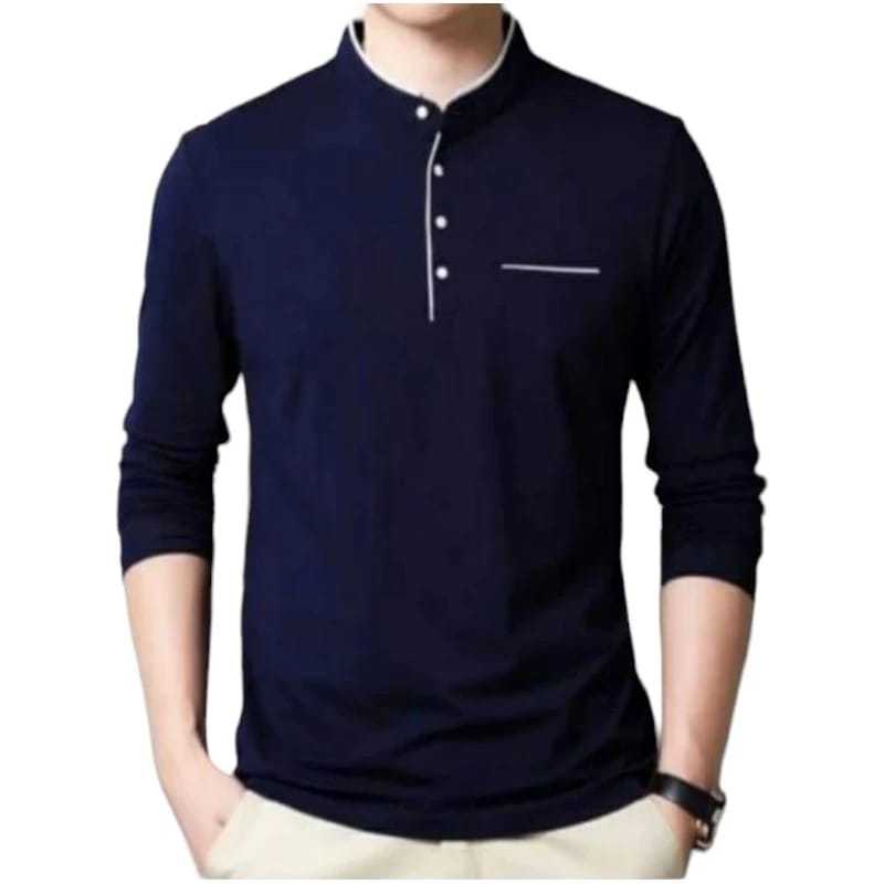 Kaos Pria Keren Kerah Sanghai Terlaris Bisa Bayar di Tempat Lengan Panjang Big/Jumbo