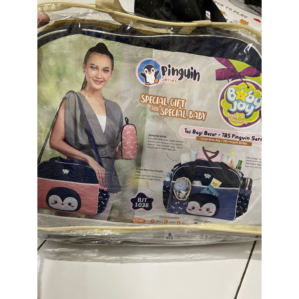 Tas Bayi Besar Baby Joy Plus tempat Botol Susu