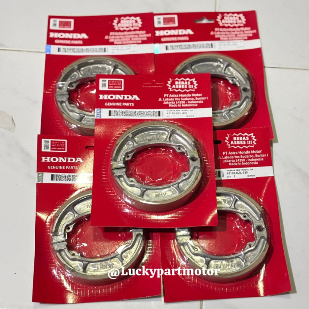 PAKET KAMPAS REM isi 5 KAMPAS REM BELAKANG VARIO 110 125 150 Beat Karbu Beat fi Beat Deluxe Beat