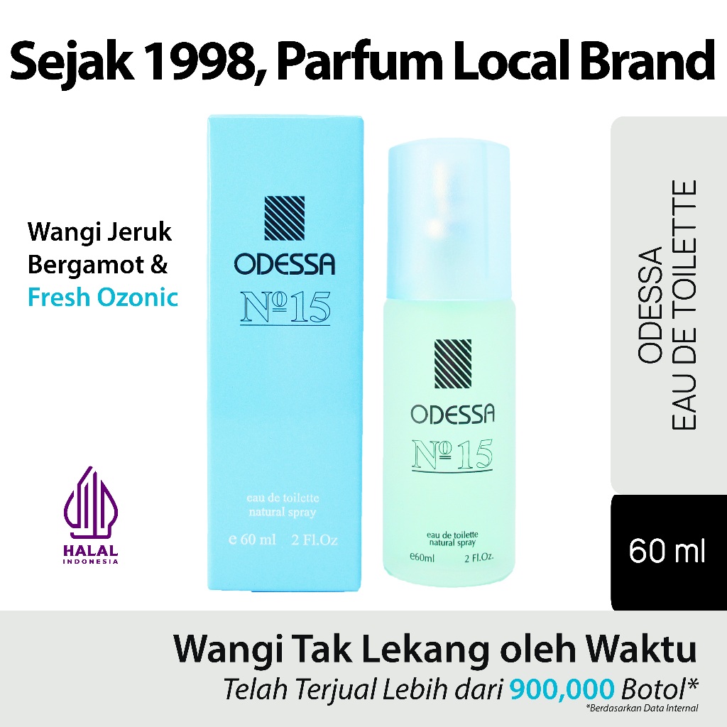[ Parfum Lokal Plihan Sejak 1998 ] ETERNALLY Odessa Parfum Eau de Toilette EDT Fragrance Pria Wanita