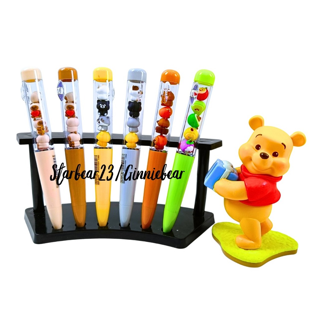 

bolpen gel 0,5 mm transparan motif bunga Sakura KUKI (FAY 705)