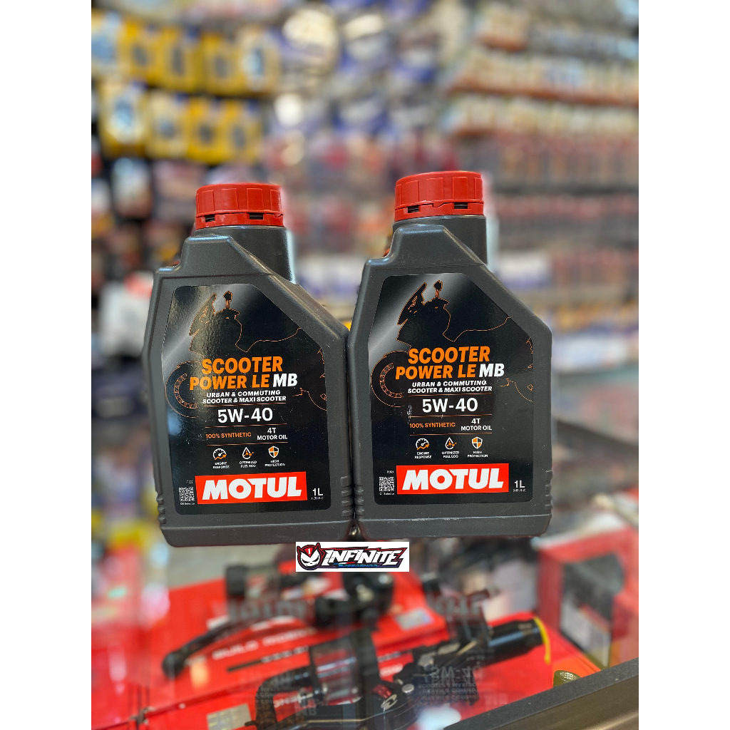 OLI MESIN MOTUL POWER LE 5W40 1LITER NMAX PCX SKYWAVE VARIO 125 150 ORIGINAL FULL SYNTHETIC / OLI MO