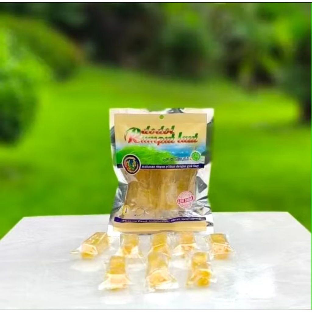 

[Halal]Dodol Rumput Laut Less Sugar Original Oleh Oleh Khas Lombok Kinjo Jelly