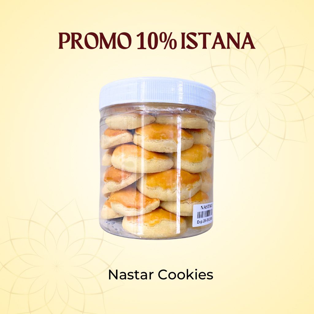 

ISTANA KUE KERING NASTAR BULAN ECO COOKIES | Kue Nastko Lembut, Rasa Manis Asam Buah Nanas Segar