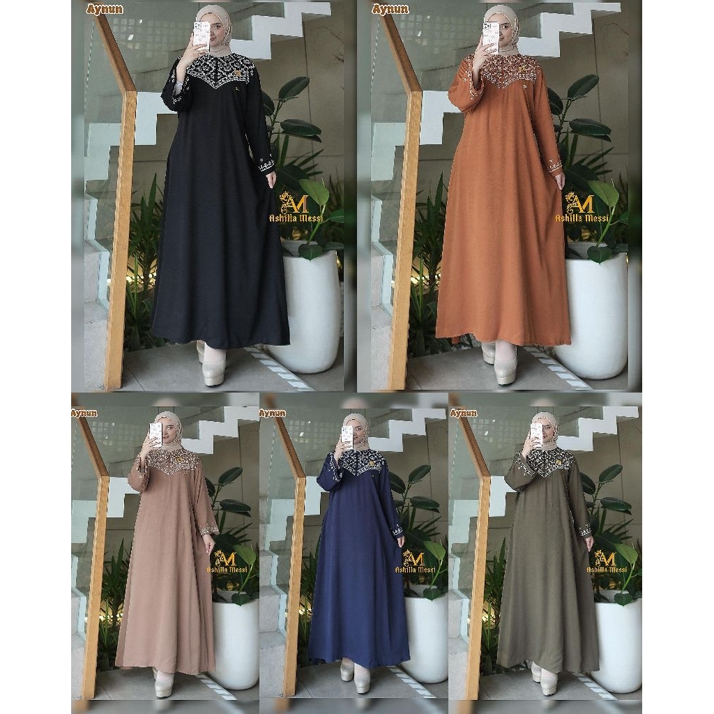 GAMIS AYNUN BORDIR ORY ASHILLA MESSI/GAMIS VIVIAN BORDIR BY ASHILLA MESSI