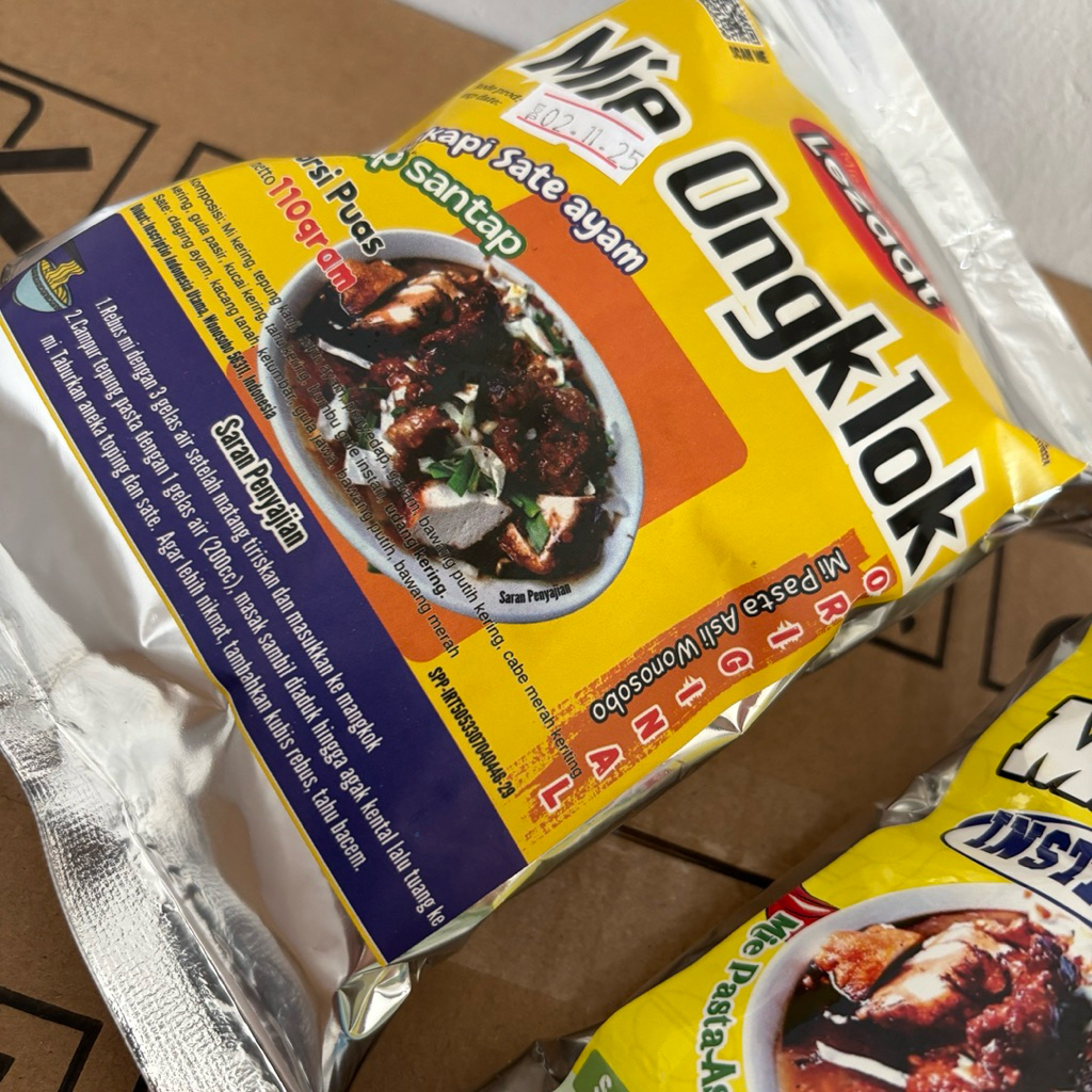 

BARU!!! MIE ONGKLOK SATE SAPI/AYAM PORSI PUAS 110GR