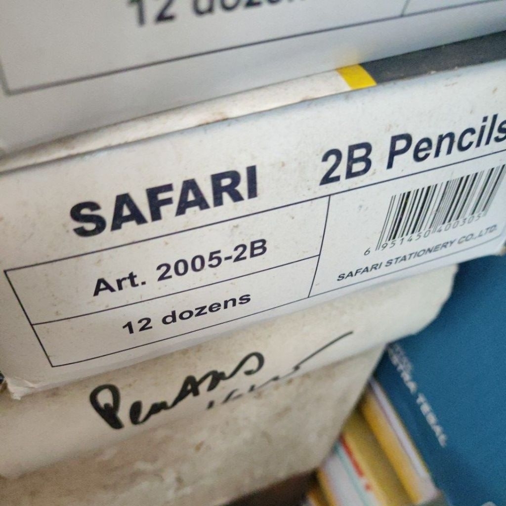 

pensil 2b safari 1 dos 12 pcs pensil