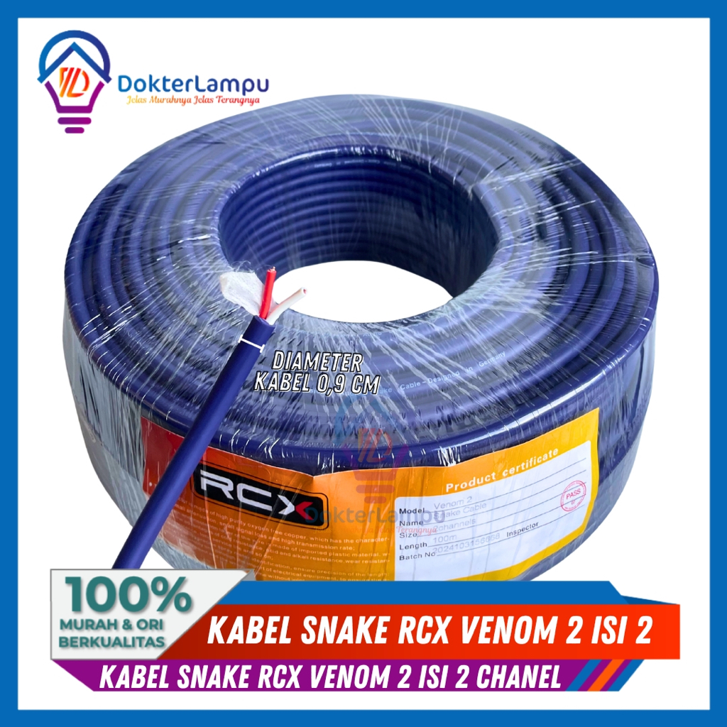 KABEL SNAKE ISI 2 CHANEL RCX VENOM ECERAN METERAN
