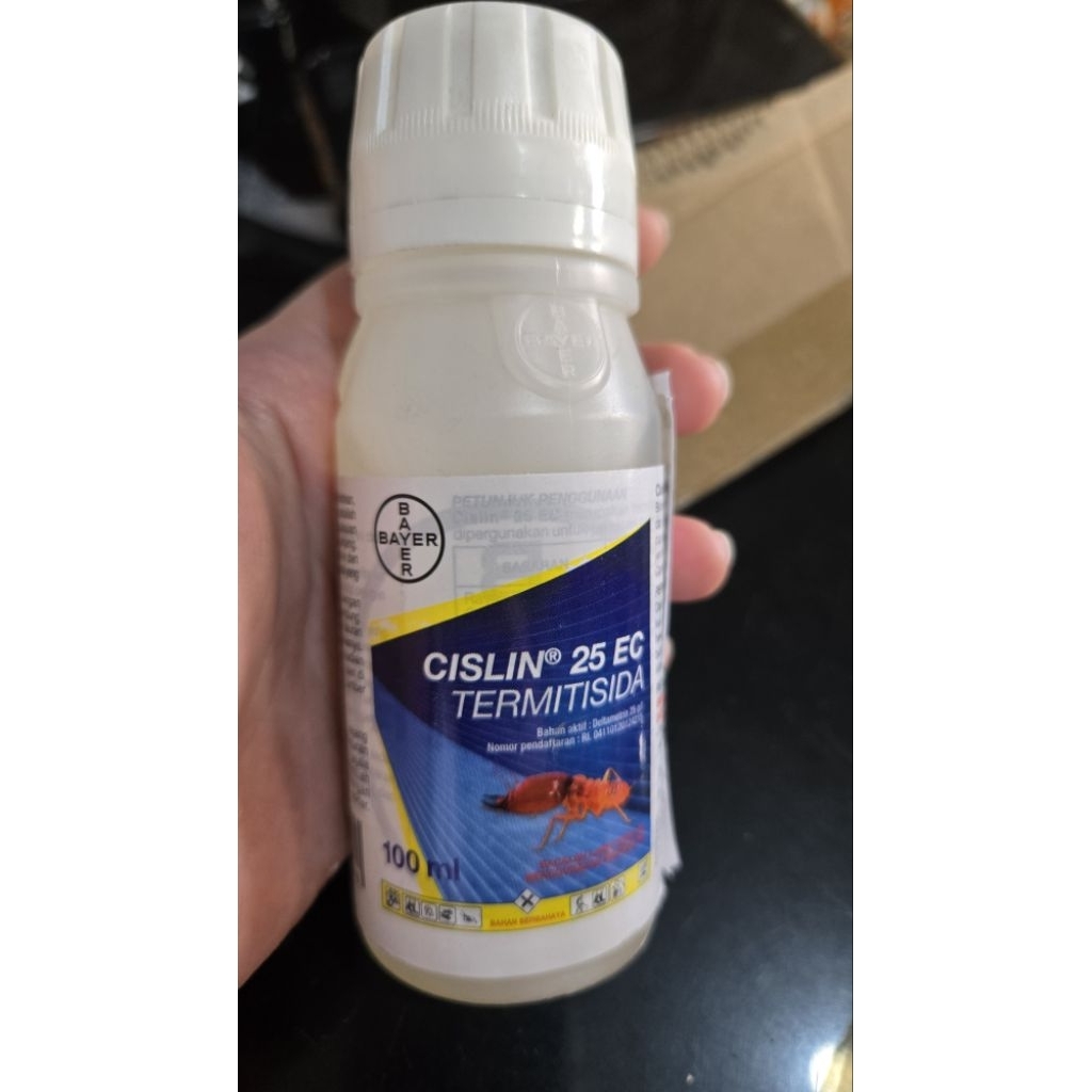 Obat Anti Rayap Bayer Cislin 25 EC ukuran 100 ml