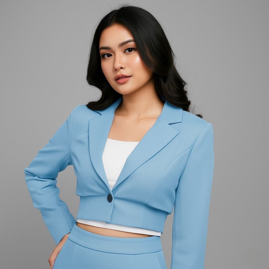 jas blazer crop wanita/blazer crop top wanita/jas blazer crop pendek formal/blazer crop trendy wanit