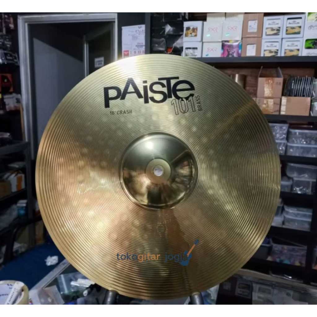 CYMBAL DRUM PAISTE BRASS 101 UKURAN 16 INCH CRASH 16 IN