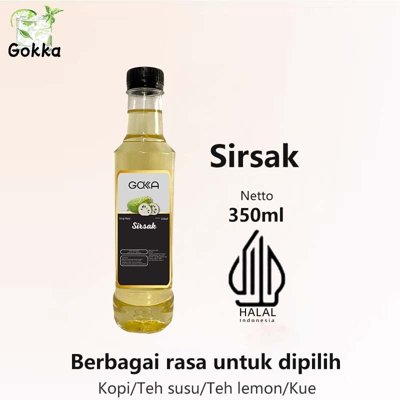 

GOKKA Sirsak Minuman Koncentrat Syrup 350ml HALAL Sirup Sirsak