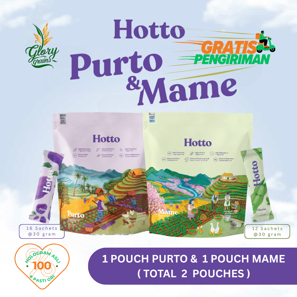 

HOTTO MAME DAN HOTTO PURTO BUNDLING ORI SEGEL