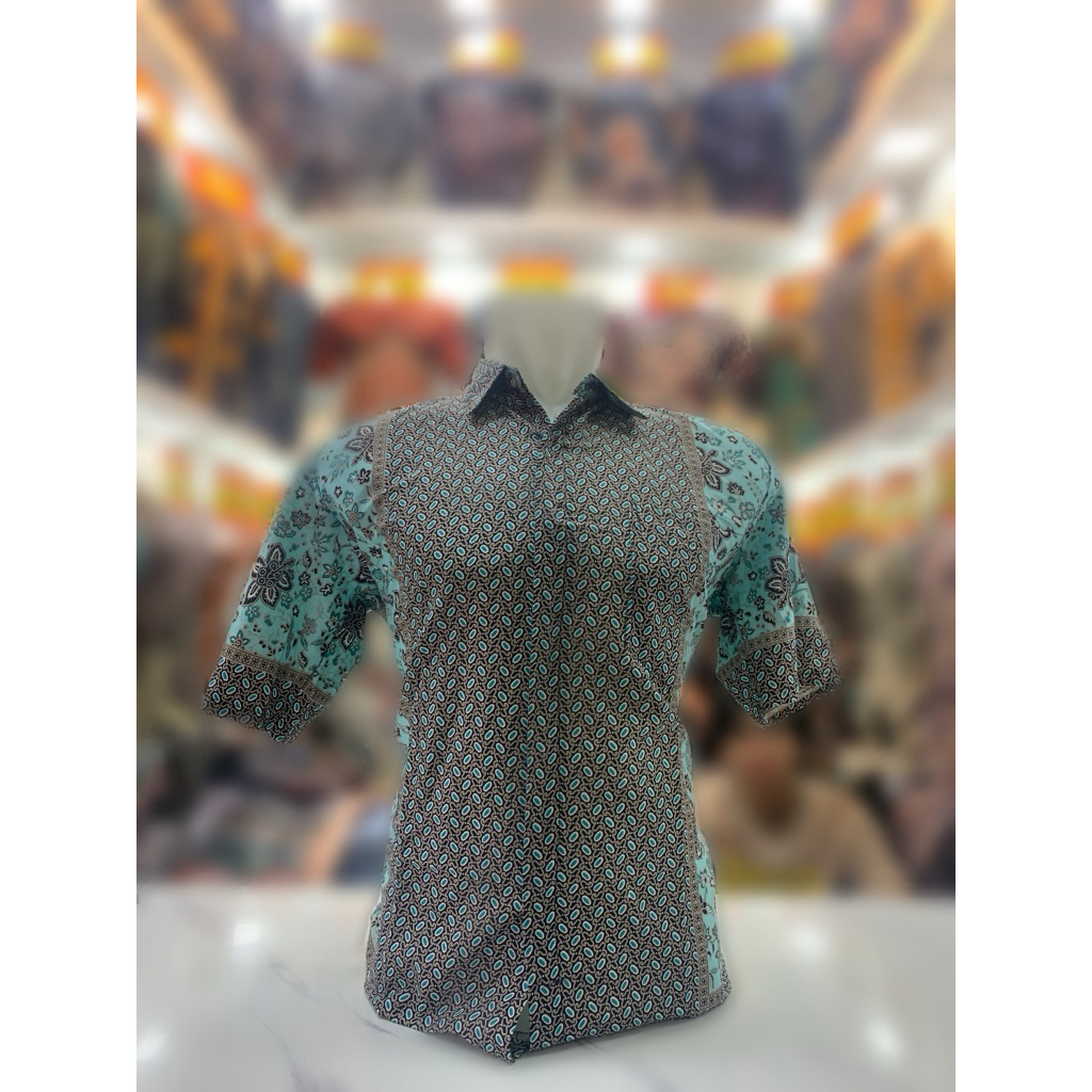 Kemeja Batik Pria Lengan Pendek Katun Solo
