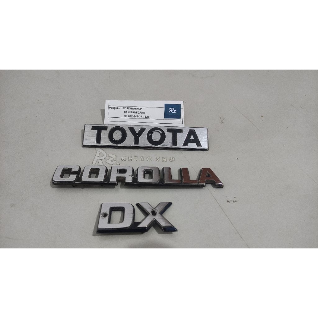 Emblem Original Toyota Corolla DX