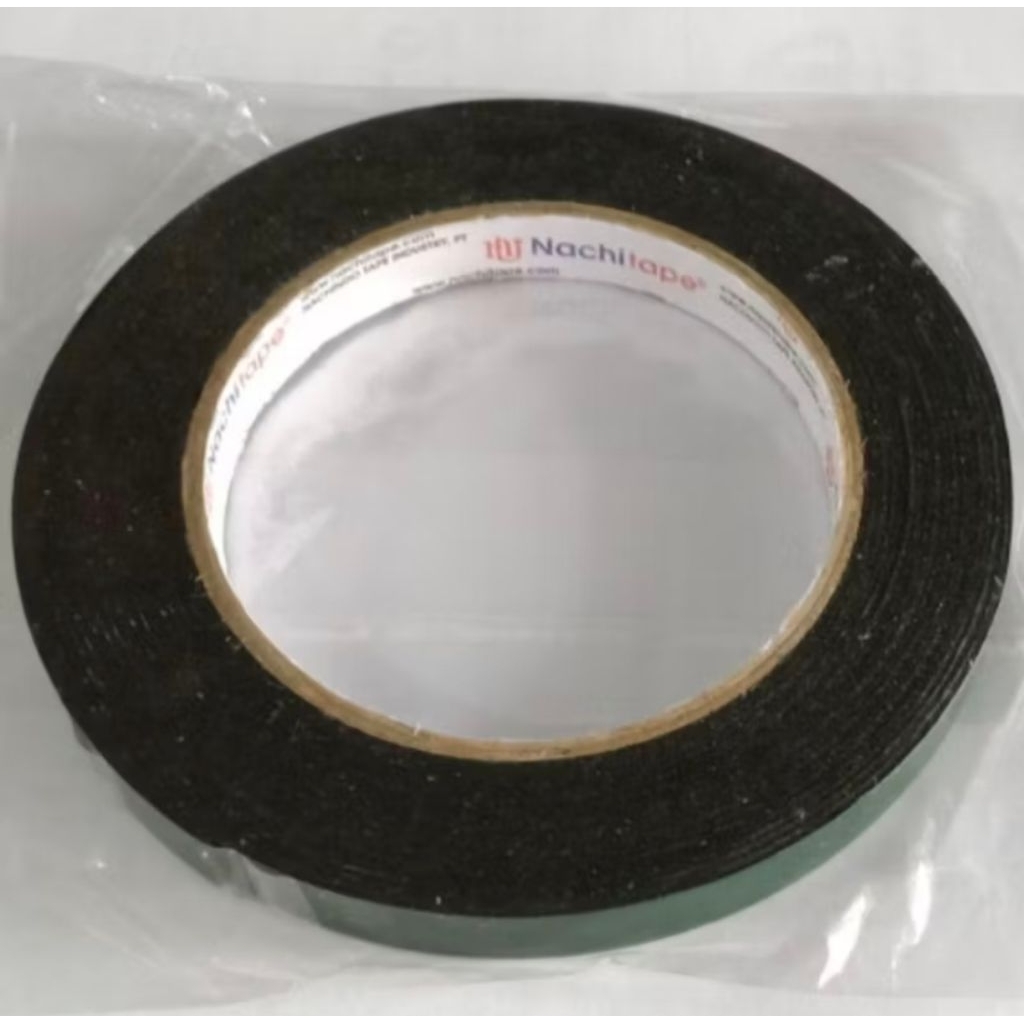 

double tape foam nachi merk 12mm ½inch dobeltip isolasi solasi (TS)