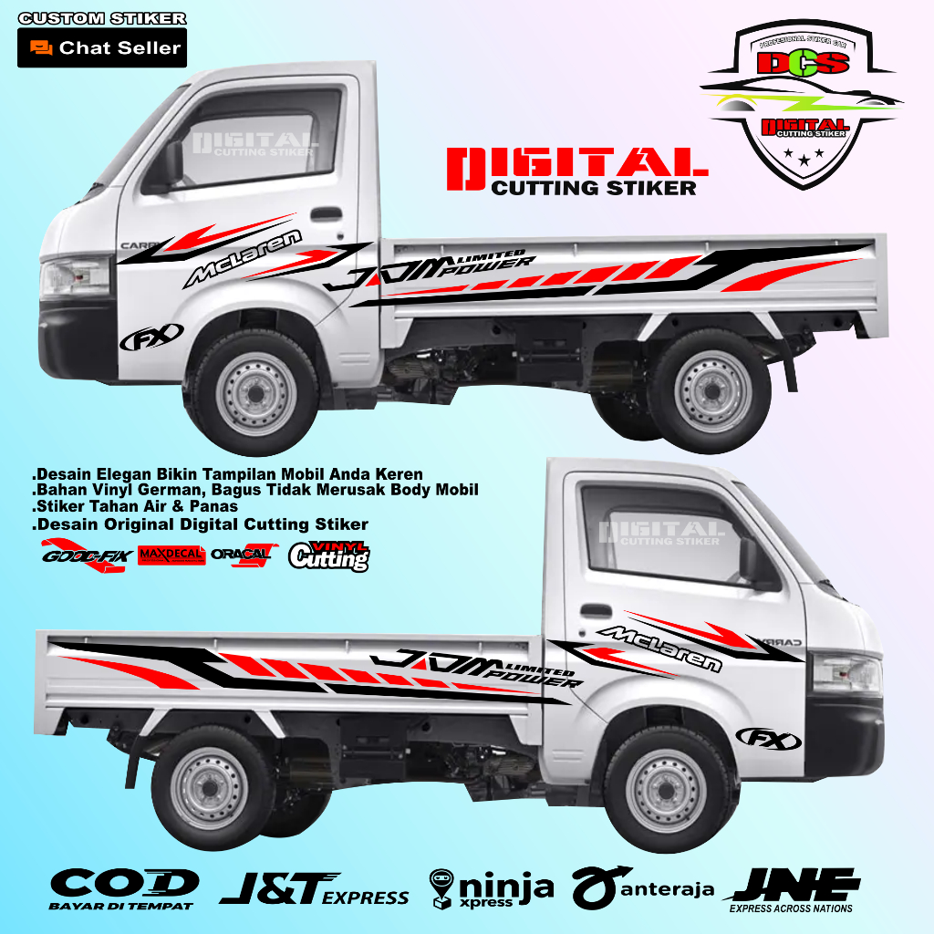New Stiker mobil pick up new carry sticker bodi mobil new carry stiker new carry stiker mobil pickup