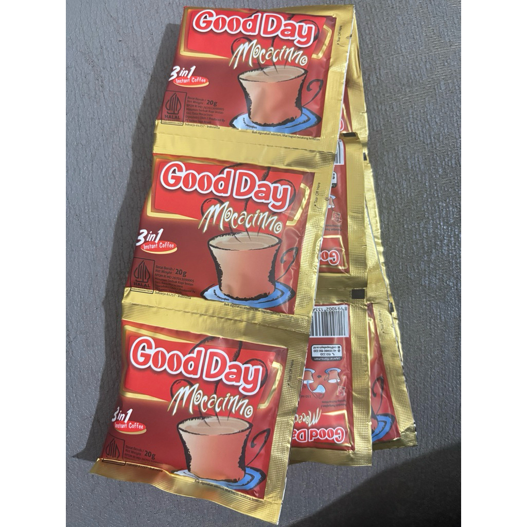 

TEMURAH KOPI GOOD DAY MOCACINNO 5pcs