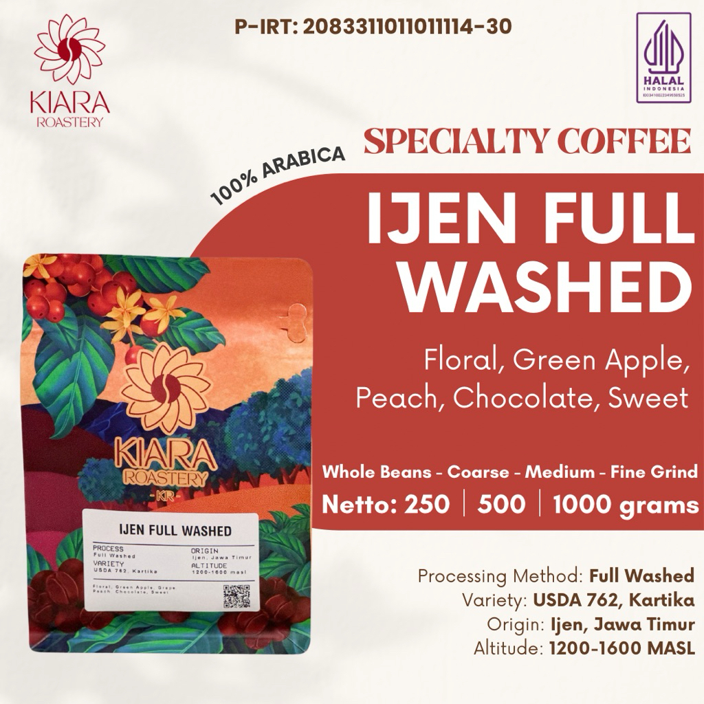 

Ijen Full Washed Pouch | Kiara Roastery