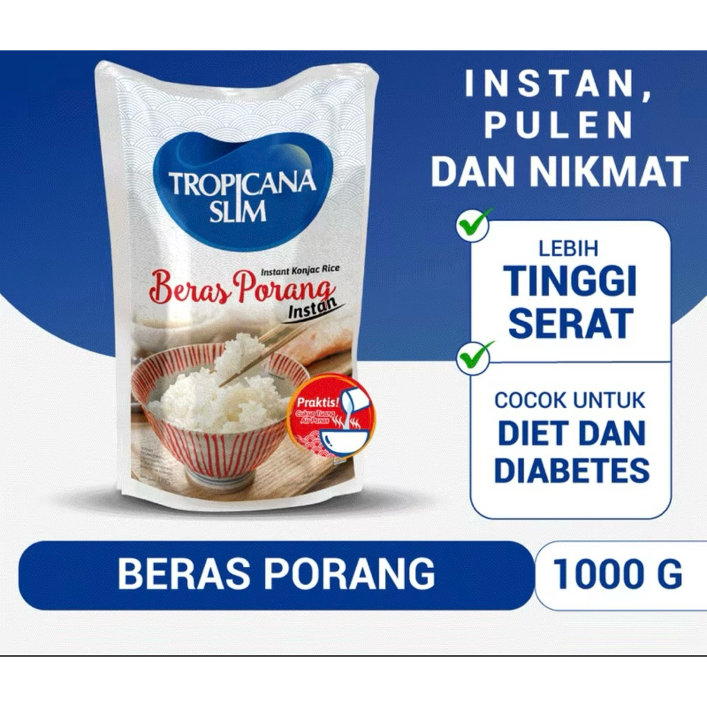 

Tropicana Slim Beras Porang Instan 1000 gram