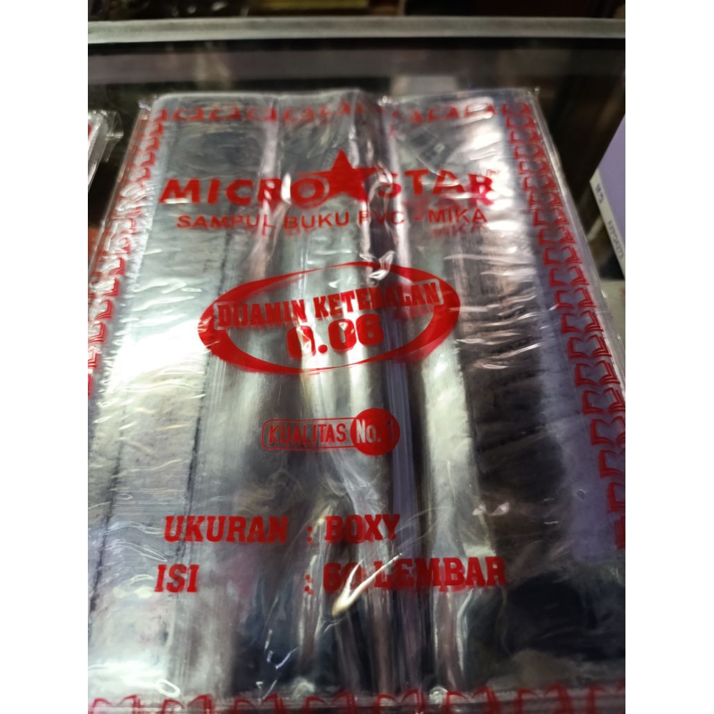 

SAMPUL PLASTIK UKURAN BOXY (BUKU CAMPUS)