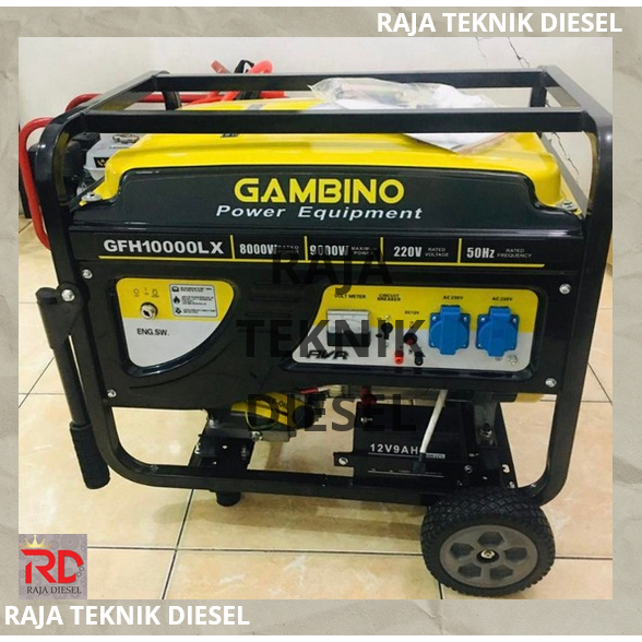 Genset Bensin 8000 W Gasoline Generator Listrik 9000 Watt GFH 10000 LX