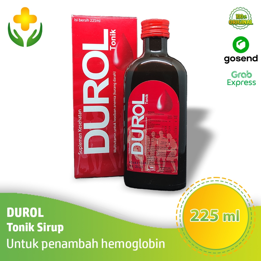 Durol Tonik 225 ml - Suplemen Penambah Darah | Durol Tonic