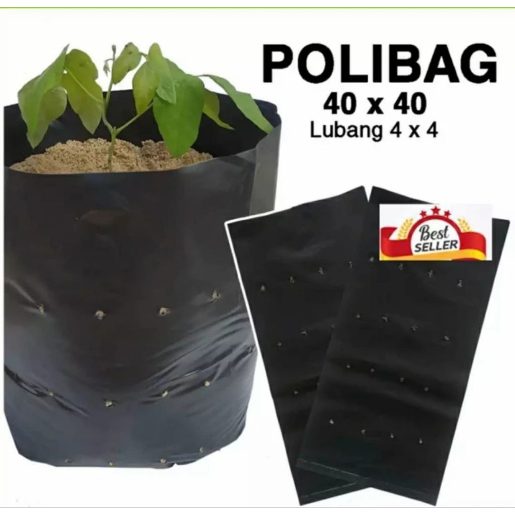 PLASTIK POLYBAG UKURAN BESAR 40X40 500 GRAM 17 LEMBAR