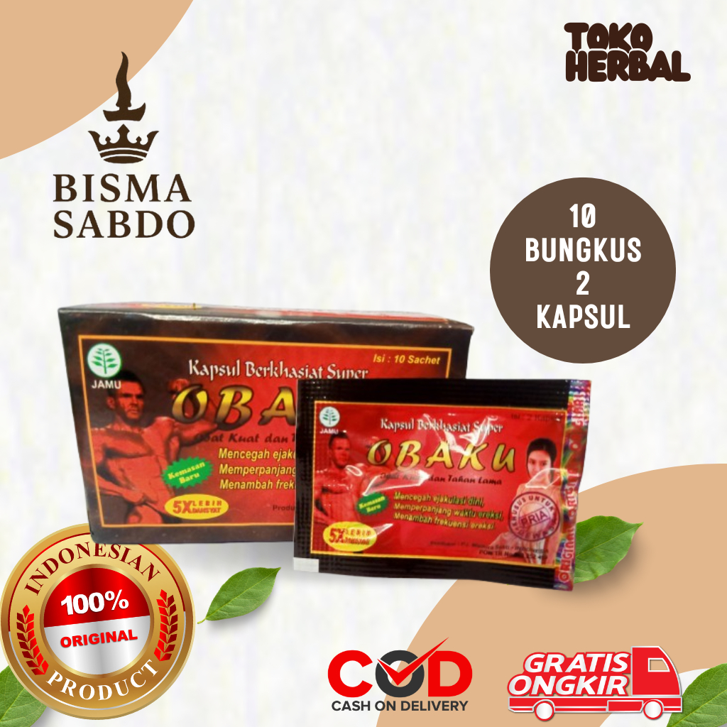 obaku original kapsul (versi raja kuat) Original 100% - Bisma Sabdo