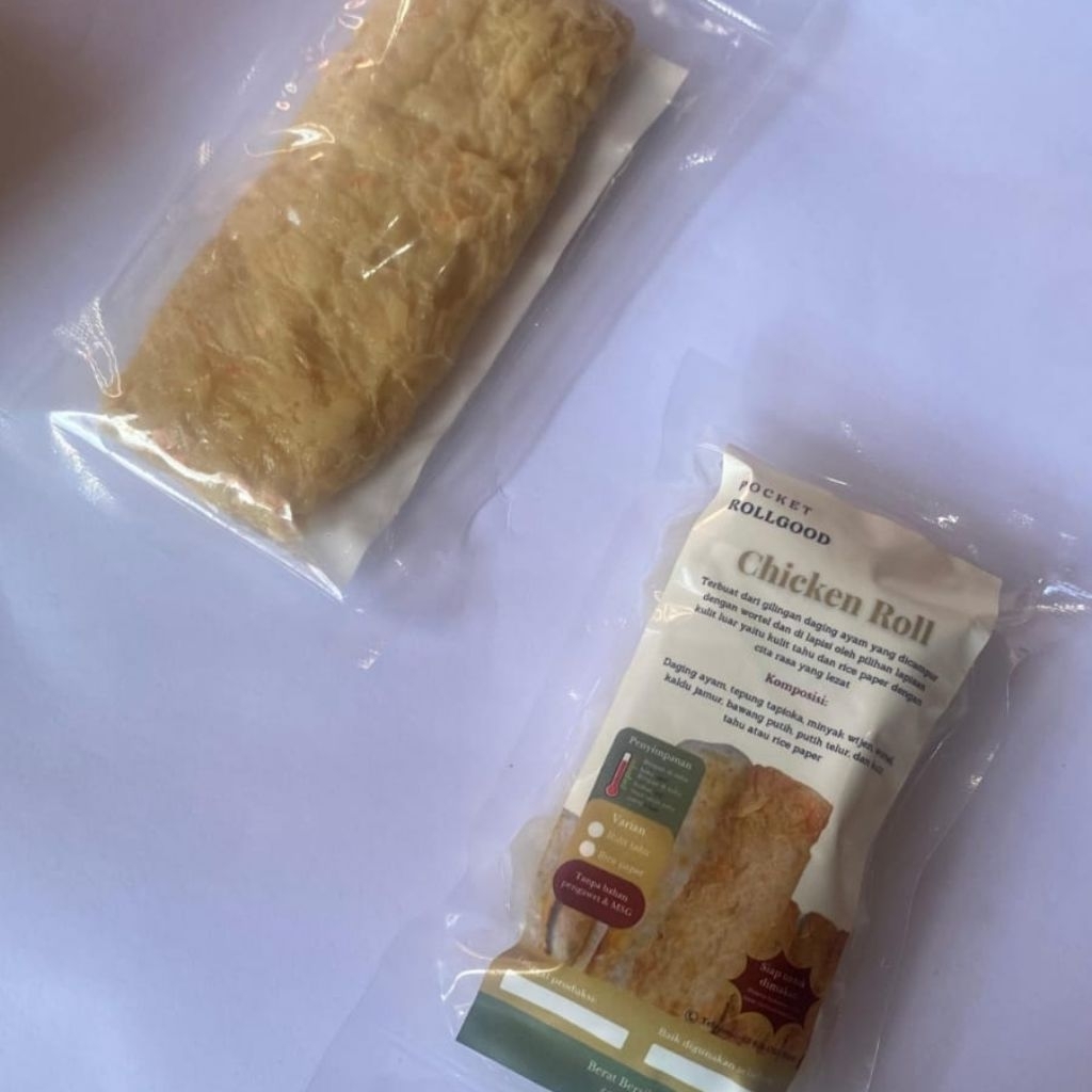 

Chicken roll kulit tahu (50 g)